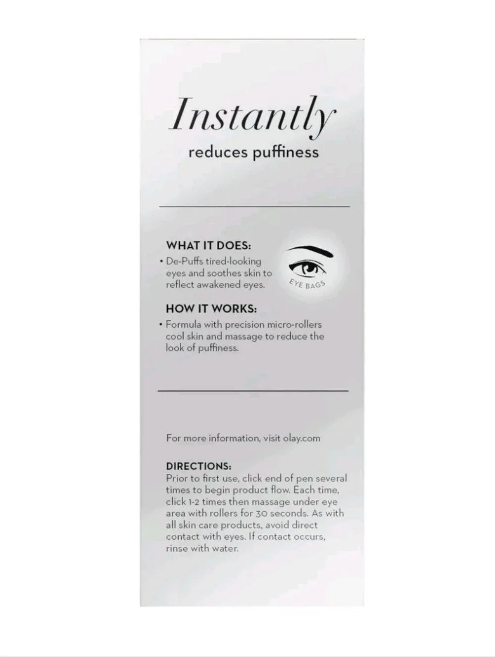 Olay Eyes Depuffing Eye Roller